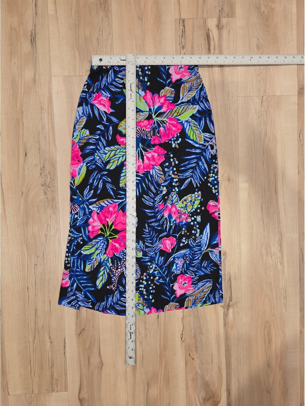 Lilly Pulitzer Floral Midi Skirt with Side Slit XXS - Picture 5 of 5